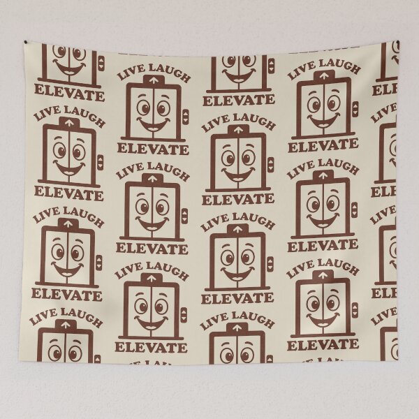 Item preview, Live Laugh Elevate Funny Elevator Humor designed and sold by KLArtzStore.