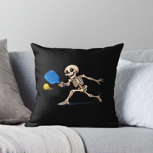 Artikelvorschau, Funny Skeleton Pickleball Player Halloween entworfen und verkauft von NicheMuse Studio.