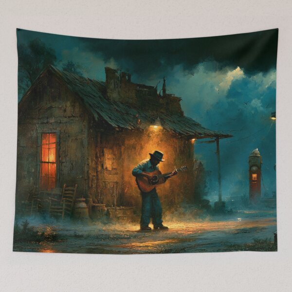 Item preview, Mississippi Blues Crossroads Southern Gothic Art designed and sold by GSizzle1.