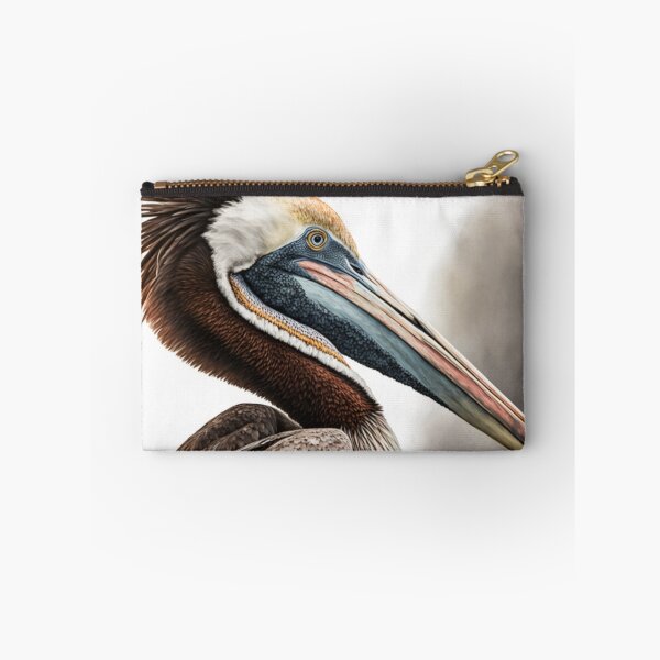 Item preview, Coastal Pelican Watercolor Shorebird Portrait designed and sold by GSizzle1.
