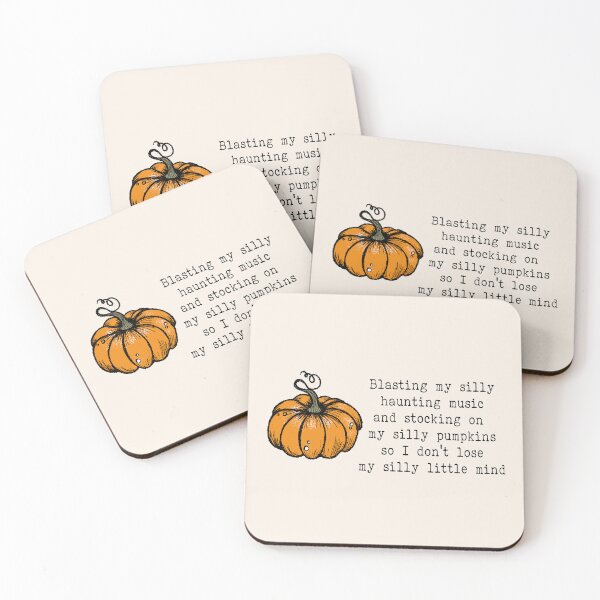 Item preview, Silly Haunting Music & Silly Little Pumpkins – Spooky Halloween Humor designed and sold by witchlingart.