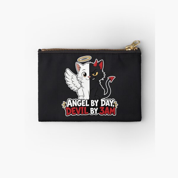 Item preview, Devil Cat Angel by Day Devil by 3AM Funny Halloween designed and sold by Glitchart66.
