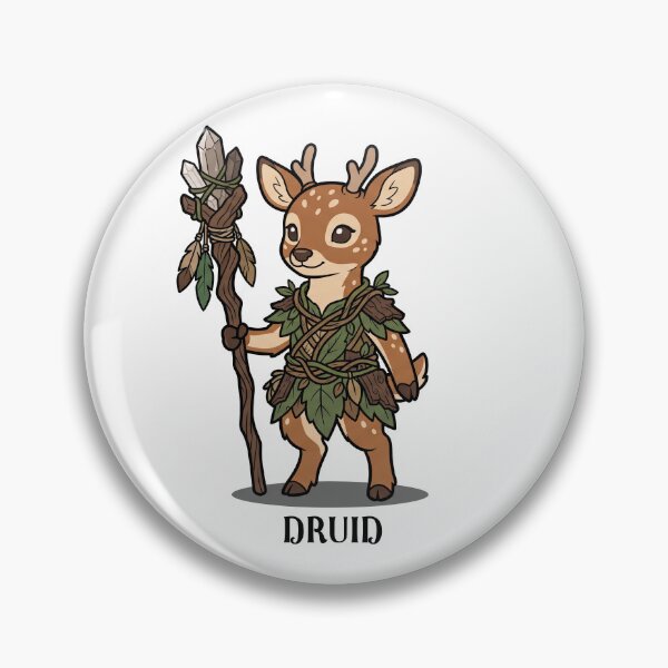 Artikelvorschau, D&D Hirsch-Druide entworfen und verkauft von VFXguy.