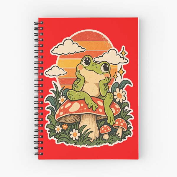 Item preview, Retro Frog Vintage Cute Animal Illustration designed and sold by SHRETAM CO..