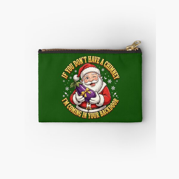 Item preview, If You Dont Have A Chimney Naughty Santa Eggplant Gag Gift designed and sold by Neon Bones Studio.