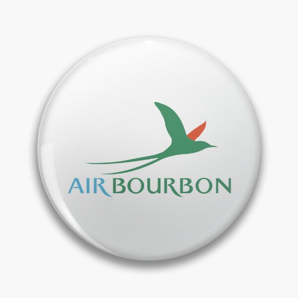 Item preview, Air Bourbon Airline Logo with Green Tropical Bird Emblem and Blue and Green Wordmark designed and sold by Veijo  A Raisan.