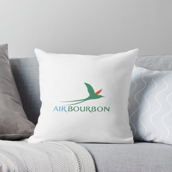 Item preview, Air Bourbon Airline Logo with Green Tropical Bird Emblem and Blue and Green Wordmark designed and sold by Veijo  A Raisan.