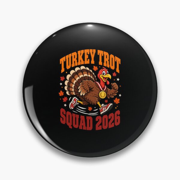 Artikelvorschau, Turkey Trot Squad 2026 Funny Thanksgiving Runner entworfen und verkauft von NicheMuse Studio.