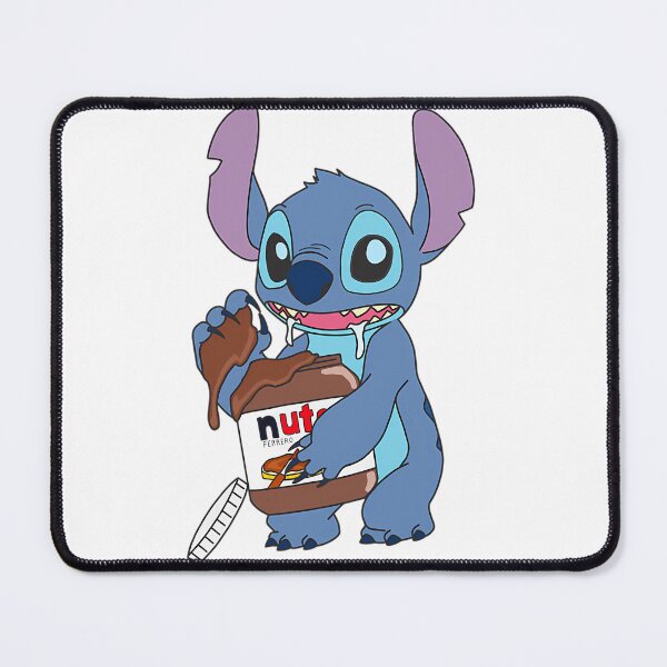 Item preview, Stitch Discreetly Eating Nutella designed and sold by Qattanious.