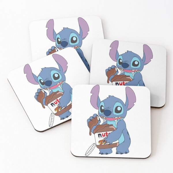 Item preview, Stitch Discreetly Eating Nutella designed and sold by Qattanious.