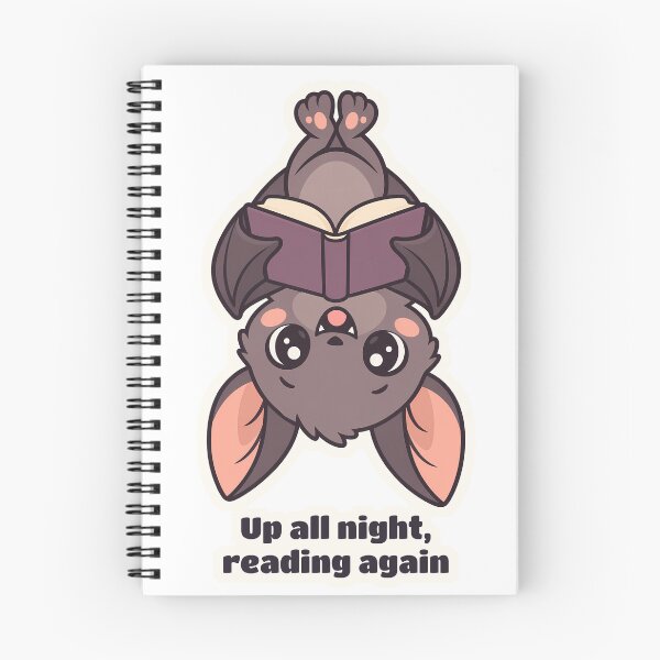 Item preview, Cute Reading Bat Up All Night With a Book designed and sold by OuqCreations.