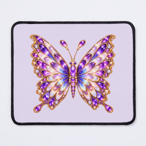 Item preview, Amethyst Fantasy Butterfly – Iridescent Crystal Wings designed and sold by HO•Designs.