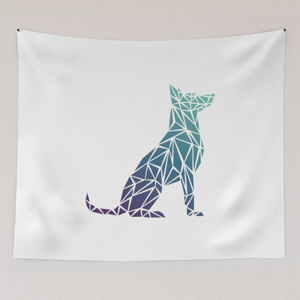 Item preview, Geometric Dog - Abysses designed and sold by Espyr.Art.