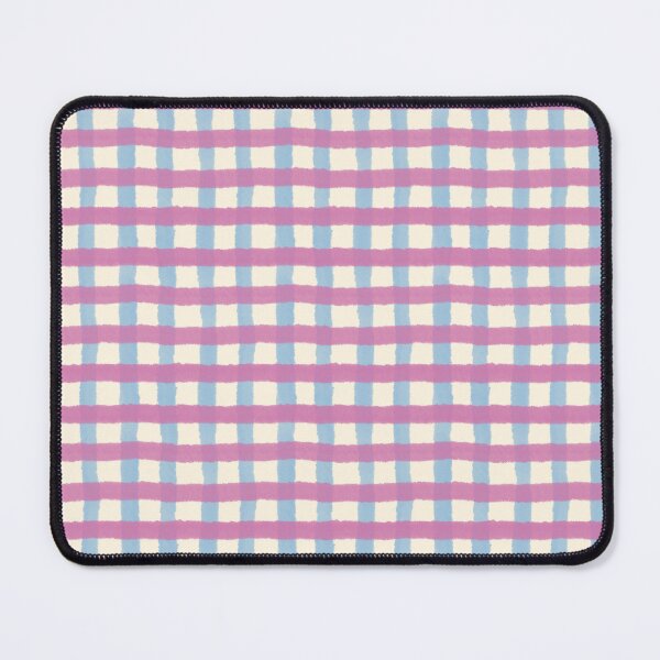 Item preview, Estampado de cuadros vichy en acuarela: cuadros pintados a mano en rosa y azul claro. designed and sold by LeelaLab.