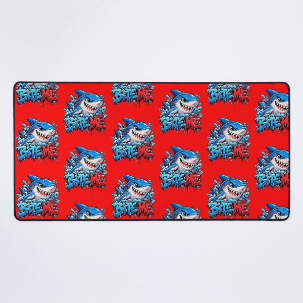 Item preview, Bite Me - Kawaii Shark Graffiti Streetwear designed and sold by Visual Dept..
