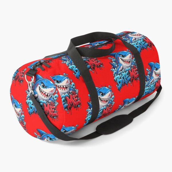 Item preview, Bite Me - Kawaii Shark Graffiti Streetwear designed and sold by Visual Dept..