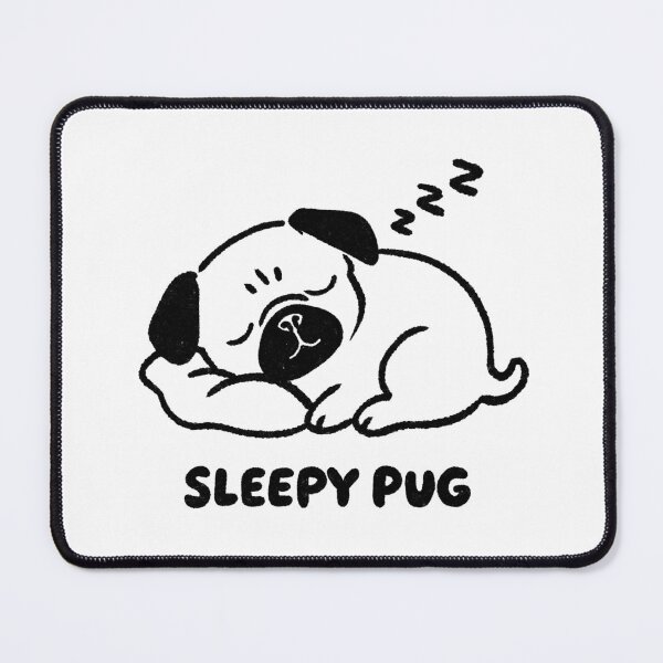 Item preview, Sleepy Pug designed and sold by PickledjoArt.