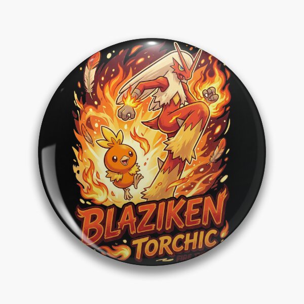 Artikelvorschau, Blaze Starter Retro Anime Art Scharfes Huhn Evolution Feuertyp entworfen und verkauft von CuteKats.