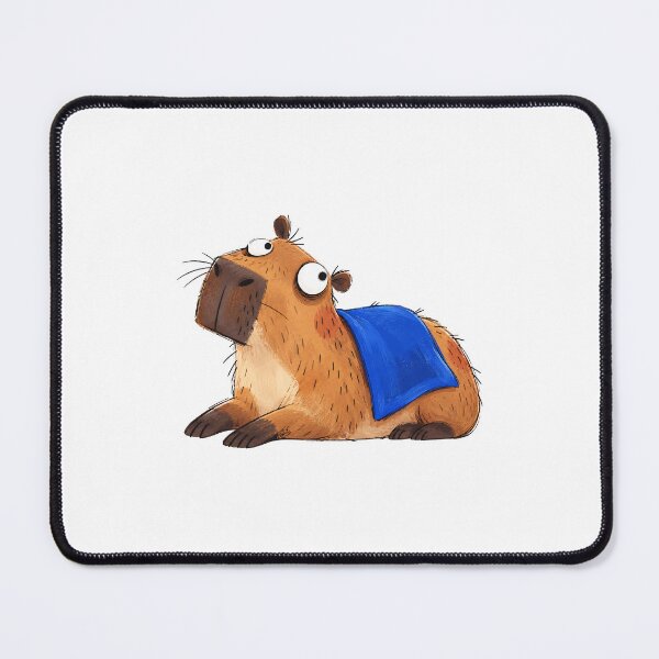 Item preview, Capybara with a Folded Blanket designed and sold by The-Art-of-D.
