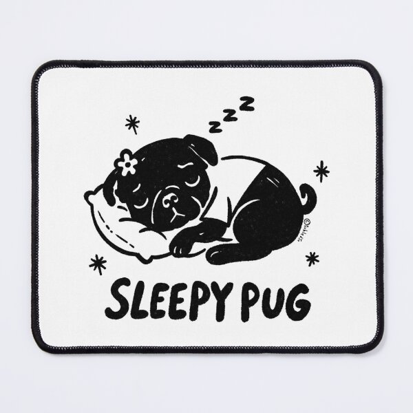 Item preview, Sleepy Pug designed and sold by PickledjoArt.