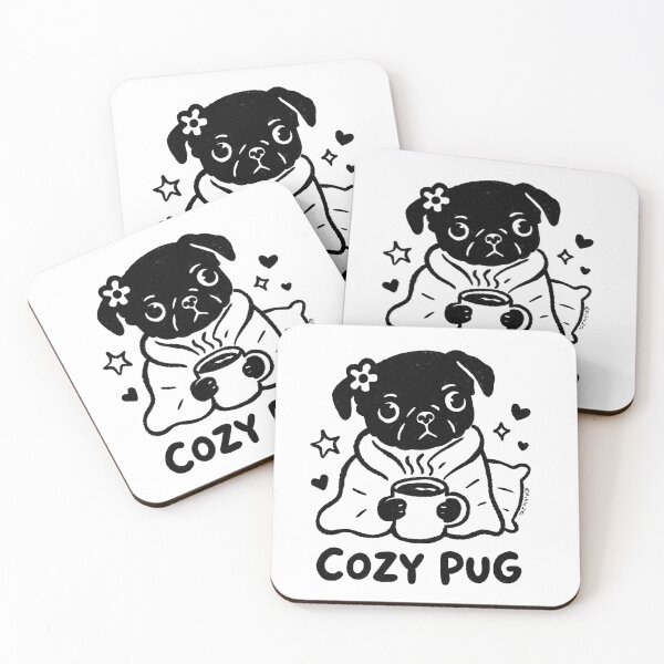 Item preview, Cozy Pug designed and sold by PickledjoArt.