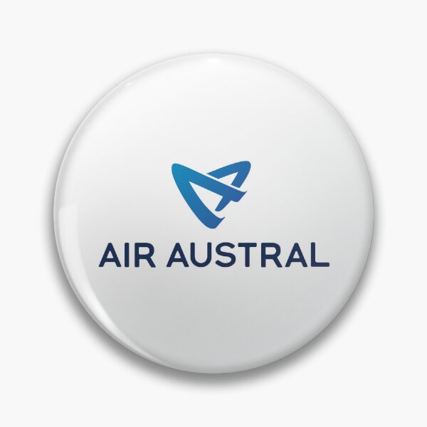 Item preview, Air Austral Airline Logo with Blue Gradient Abstract Emblem and Navy Wordmark designed and sold by Veijo  A Raisan.