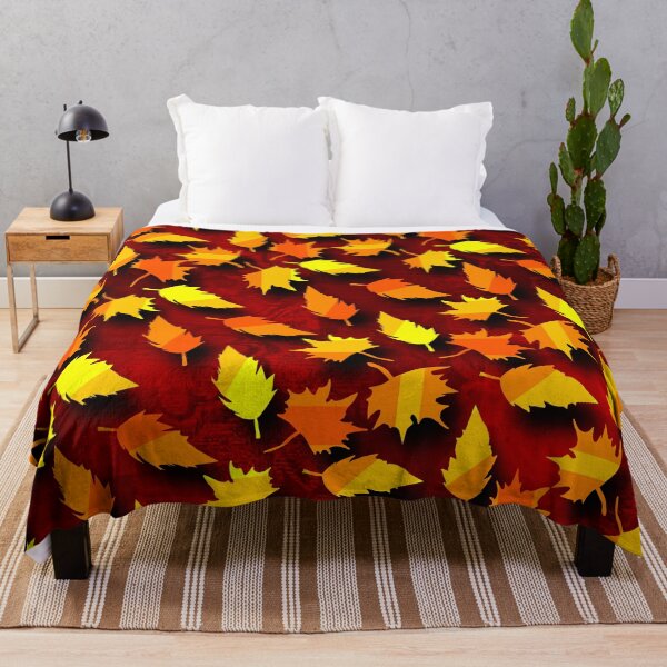 Item preview, Colourful Autumn Leaves Pattern designed and sold by Andrew  Hitchen.