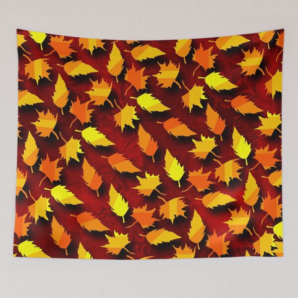 Item preview, Colourful Autumn Leaves Pattern designed and sold by Andrew  Hitchen.