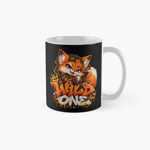 Item preview, Wild One - Kawaii Fox Graffiti Streetwear designed and sold by Visual Dept..