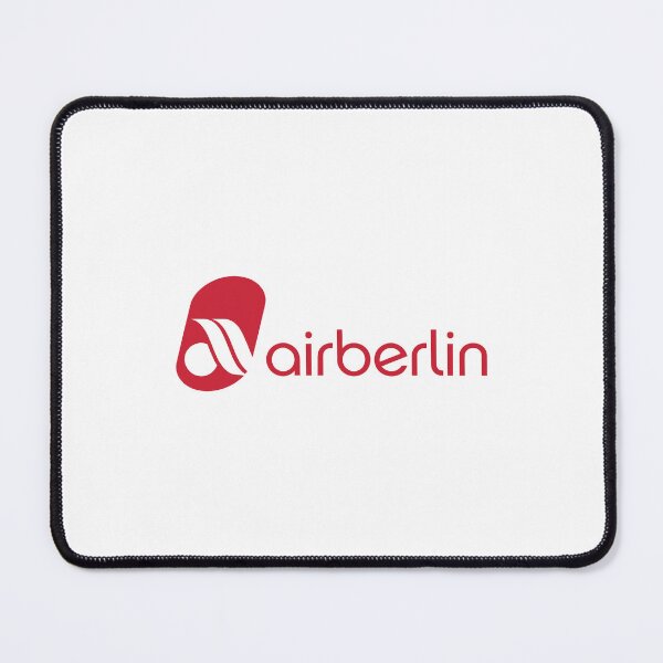 Item preview, Air Berlin Airline Logo with Red Abstract Emblem and Lowercase Wordmark designed and sold by Veijo  A Raisan.