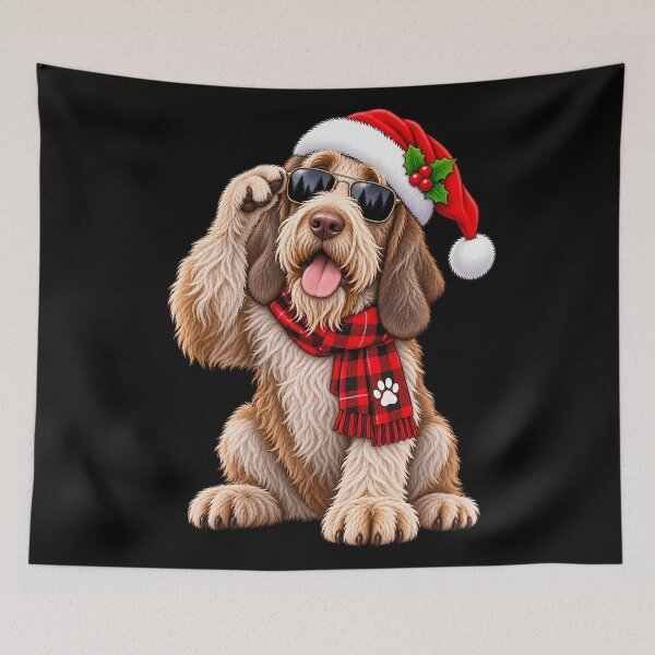 Artikelvorschau, Goldendoodle Weihnachtsmannmütze Hundeliebhaber Geschenk entworfen und verkauft von BDLuck2021.