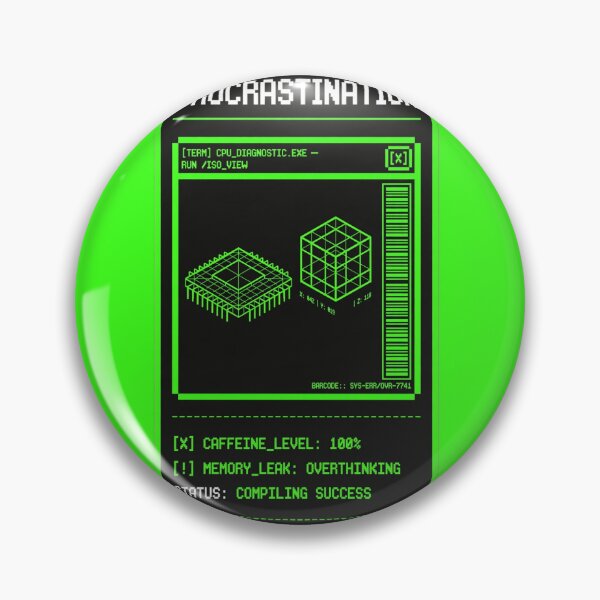 Artikelvorschau, ÜBERSCHREIBEN: AUFSCHREIBUNG – Brutalistische CPU-Diagnose – Anti-Aufschieberitis-Systemkarte entworfen und verkauft von Aisha Reda.