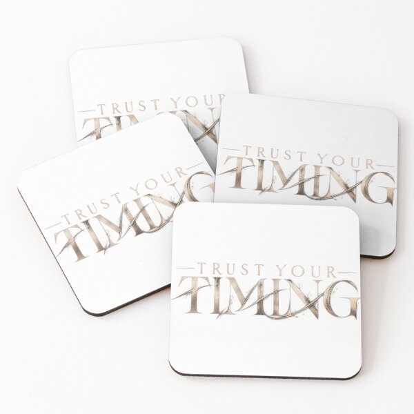 Item preview, Trust Your Timing Motivational Quote designed and sold by RG3D Project .