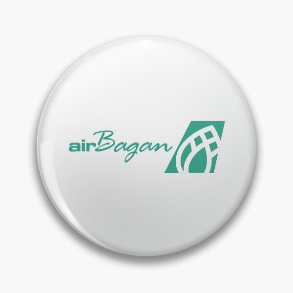 Item preview, Air Bagan Myanmar Airline Logo with Teal Green Script Wordmark and Tail Fin Emblem designed and sold by Veijo  A Raisan.