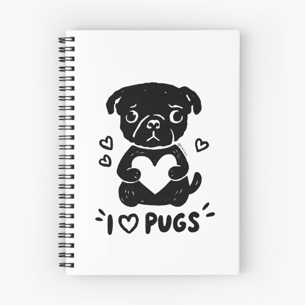Item preview, I love PUGS! designed and sold by PickledjoArt.