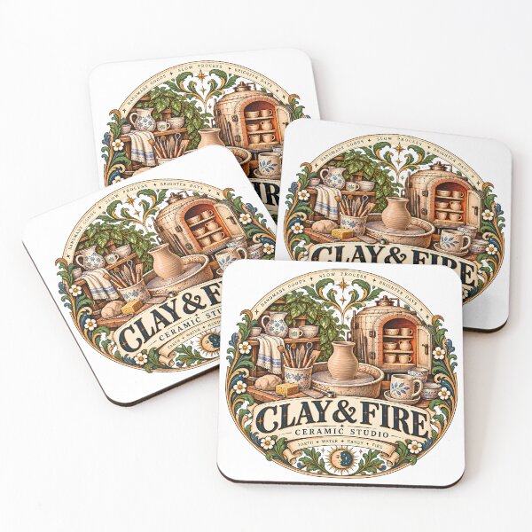 Item preview, Vintage Clay & Fire Ceramic Studio designed and sold by MysticCanvasAi.