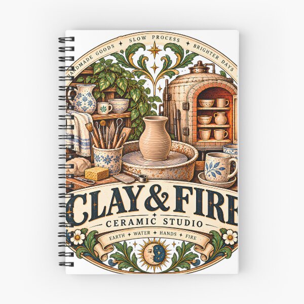 Item preview, Vintage Clay & Fire Ceramic Studio designed and sold by MysticCanvasAi.