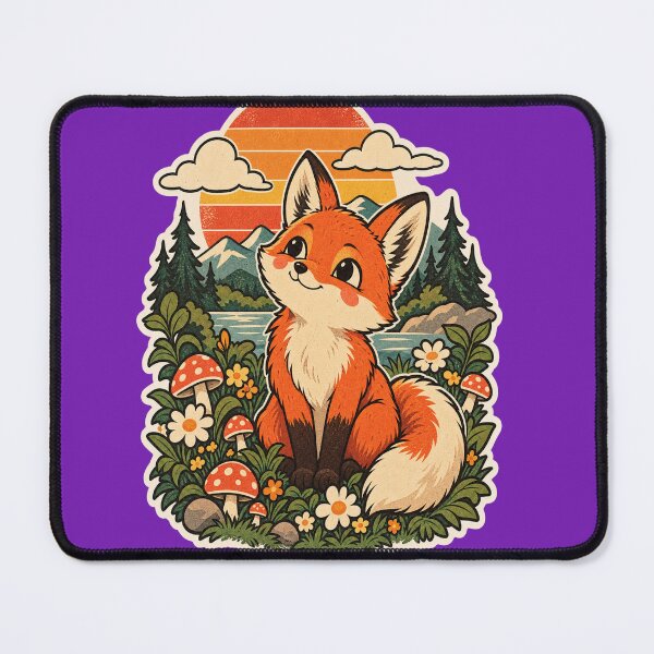 Item preview, Retro Fox Vintage Cute Woodland Animal designed and sold by SHRETAM CO..