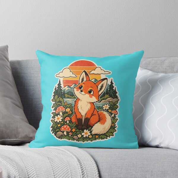 Item preview, Retro Fox Vintage Cute Woodland Animal designed and sold by SHRETAM CO..
