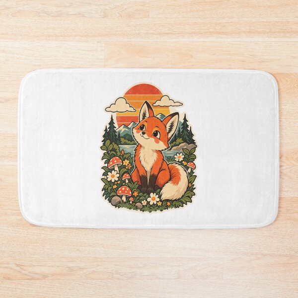 Item preview, Retro Fox Vintage Cute Woodland Animal designed and sold by SHRETAM CO..