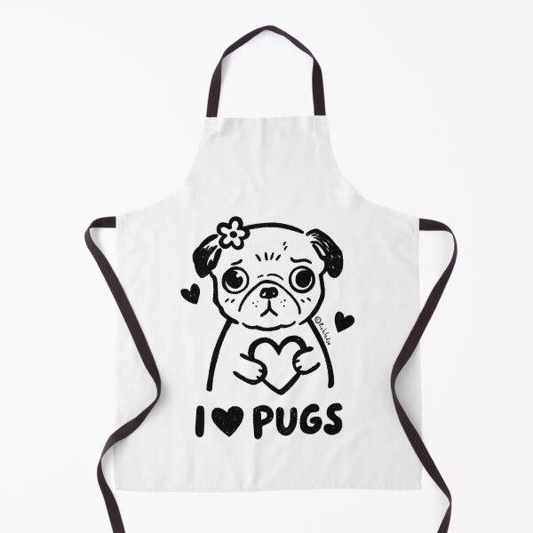 Item preview, I love PUGS! designed and sold by PickledjoArt.