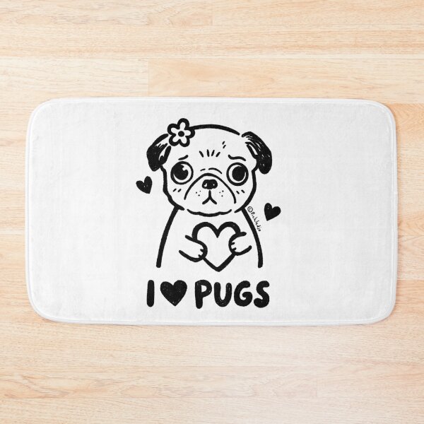 Item preview, I love PUGS! designed and sold by PickledjoArt.