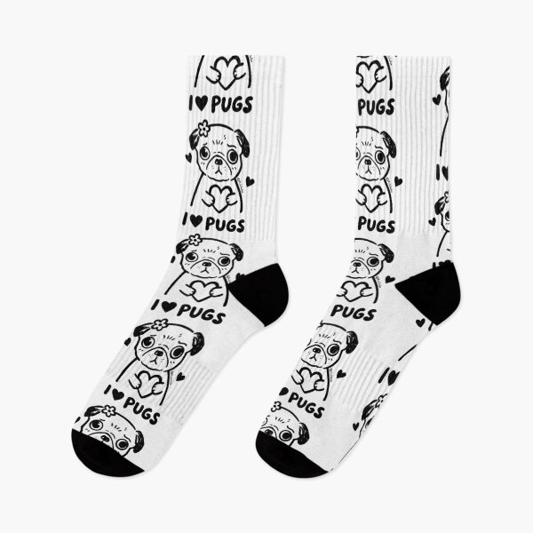 Item preview, ¡Me encantan los carlinos! designed and sold by PickledjoArt.