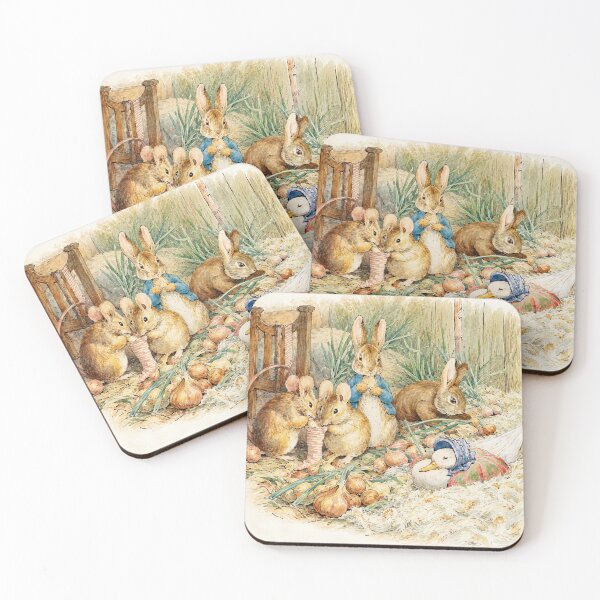 Item preview, Aventura de Beatrix Potter Empacando Cebollas OOAK designed and sold by Blue Robin.