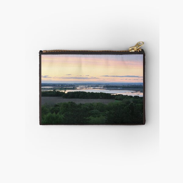 Item preview, Nebraska landscape river flooding designed and sold by lindholm-art.