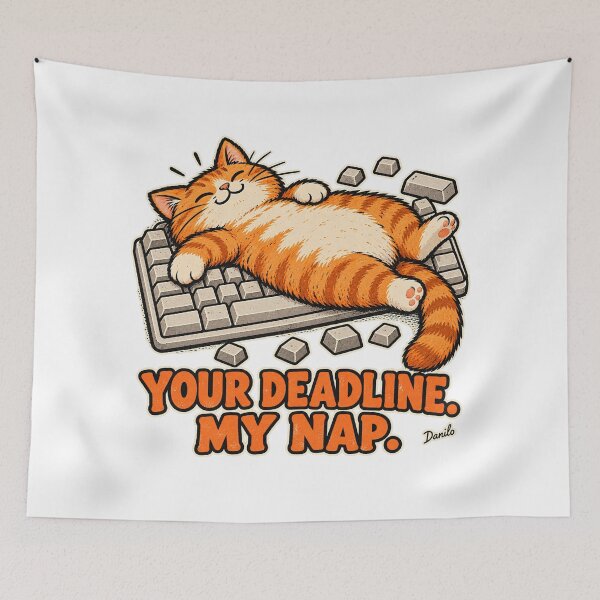 Item preview, cat nap designed and sold by Danilo Store.