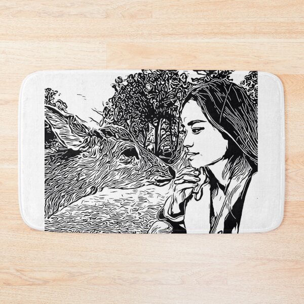 Artikelvorschau, Jamie Chung mit einem Hirsch-Edit entworfen und verkauft von simpleswift.
