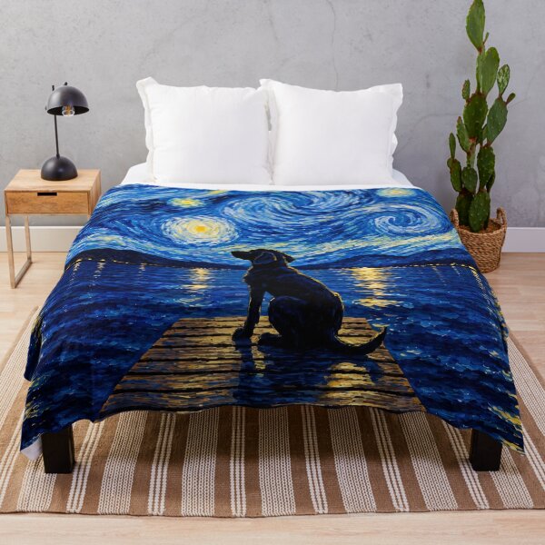 Item preview, Funny Bavarian Mountain Scent Hound Dog Starry Night Painting Bridge Star Mom Dad Kids designed and sold by FurryHavenPH.