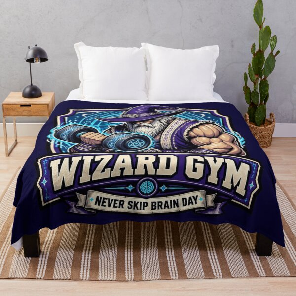 Artikelvorschau, Wizard Gym – Niemals den Gehirntag auslassen – Retro-Fitness-RPG entworfen und verkauft von Dice_Goblin_Studio.