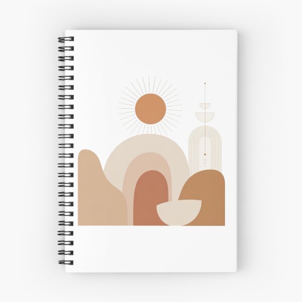 Item preview, Abstract Minimalist Sun, Boho Mid Century Arches designed and sold by Olgavelez.